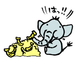 elephant from Thailand. sticker #14470861