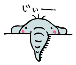 elephant from Thailand. sticker #14470865