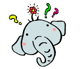 elephant from Thailand. sticker #14470867