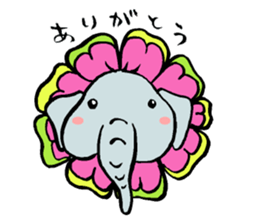 elephant from Thailand. sticker #14470868