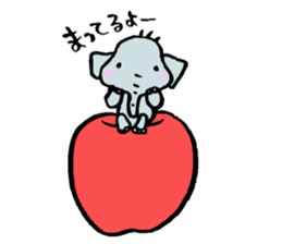 elephant from Thailand. sticker #14470872