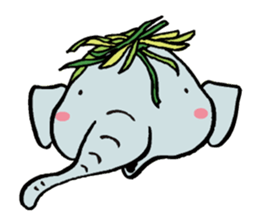 elephant from Thailand. sticker #14470875