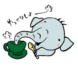 elephant from Thailand. sticker #14470879