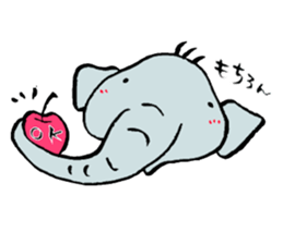 elephant from Thailand. sticker #14470884