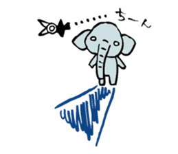 elephant from Thailand. sticker #14470885