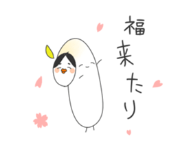 TOFU&SPROUT&FISHSAUSAGE Spring! sticker #14472000