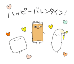 TOFU&SPROUT&FISHSAUSAGE Spring! sticker #14472002