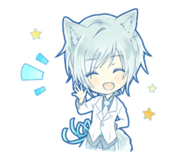 Ame of the calm wolf sticker #14472399