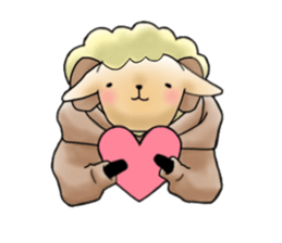 Parka sheep sticker #14472878