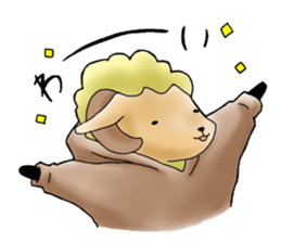 Parka sheep sticker #14472886