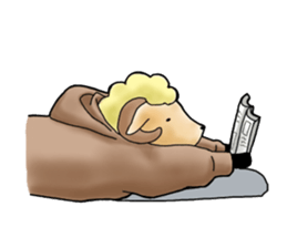 Parka sheep sticker #14472888