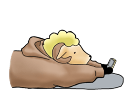 Parka sheep sticker #14472889