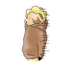 Parka sheep sticker #14472890