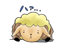 Parka sheep sticker #14472896