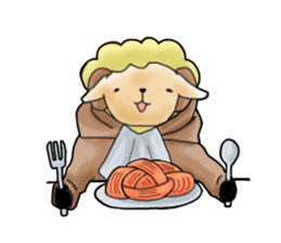 Parka sheep sticker #14472900