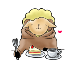 Parka sheep sticker #14472901