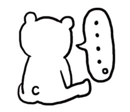 Mr. Kawai of skeleton bear sticker #14473131