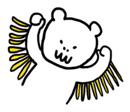 Mr. Kawai of skeleton bear sticker #14473180