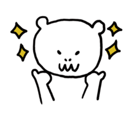 Mr. Kawai of skeleton bear sticker #14473182