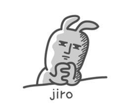 JIRO's basic pack,cute rabbit sticker #14474701
