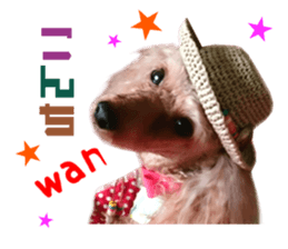 Real DOG Poodle Love Friend sticker #14474766