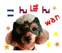 Real DOG Poodle Love Friend sticker #14474767