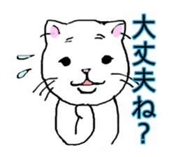the cat speaks dialect in Nagasaki sticker #14474794