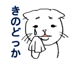 the cat speaks dialect in Nagasaki sticker #14474811