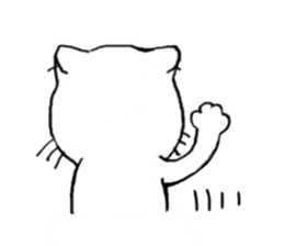 the cat speaks dialect in Nagasaki sticker #14474820