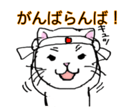 the cat speaks dialect in Nagasaki sticker #14474827