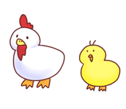 cute Chick Chick Sticker sticker #14476084