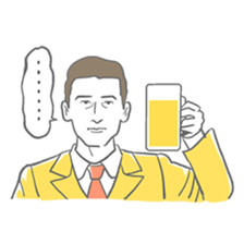 Dedicated to businessmen sticker #14477317