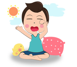 Man South and Girl Northern-Lao version sticker #14477798