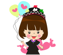 Man South and Girl Northern-Lao version sticker #14477803