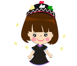 Man South and Girl Northern-Lao version sticker #14477815