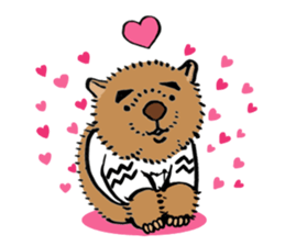 kazuwombat sticker #14478079