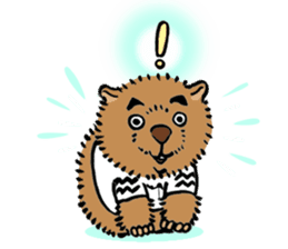 kazuwombat sticker #14478081