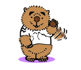 kazuwombat sticker #14478087
