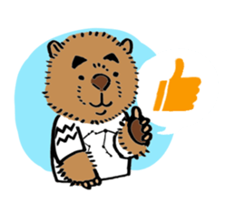 kazuwombat sticker #14478099