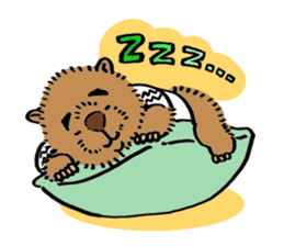 kazuwombat sticker #14478106