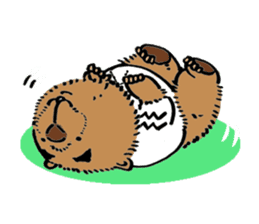 kazuwombat sticker #14478107