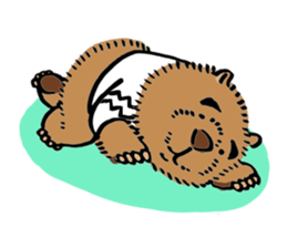 kazuwombat sticker #14478108