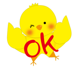 Yellow chick-chapter of life sticker #14478611