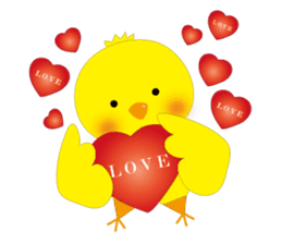 Yellow chick-chapter of life sticker #14478612