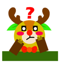Christmas Milu Deer sticker #14478663
