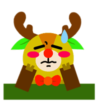 Christmas Milu Deer sticker #14478666