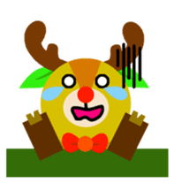 Christmas Milu Deer sticker #14478667