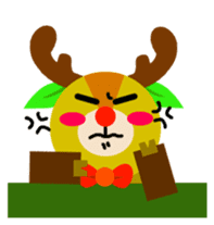 Christmas Milu Deer sticker #14478670