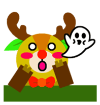 Christmas Milu Deer sticker #14478672