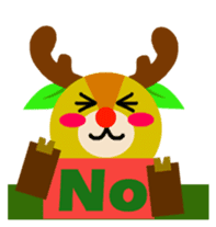 Christmas Milu Deer sticker #14478681